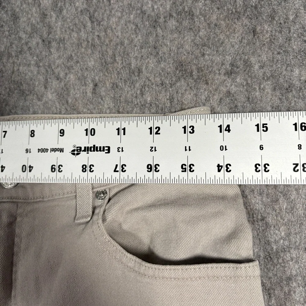 Levi's 550 Boy's Pants Size 6 Reg M Beige Tan Flat Front Relaxed Fit Tapered Leg
